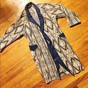 Vintage Linen Duster Coat